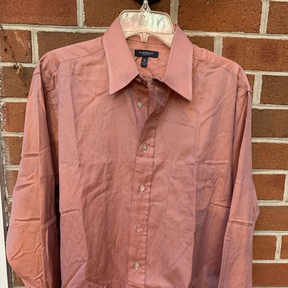Men’s Burberry button down shirt